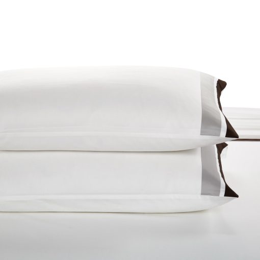 Juego de sabanas Casa Bolaj disenado para sonar, sabanas de saten 100% algodon egipcio, coleccion de lujo estilo moderno de hotel, 400 hilos (Blanco, King) - Imagen 2