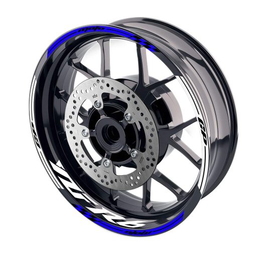 Pegatinas para llantas de 17 pulgadas MC MOTOPARTS AA02 compatible con YZF R6 99-18 (BLANCO)