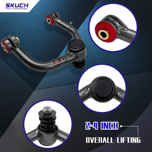Brazos de control superiores delanteros con junta de rotula para Toyota Tundra 2000-2006, Toyota Sequoia 2001-2007 Brazos Tubulares - Imagen 3
