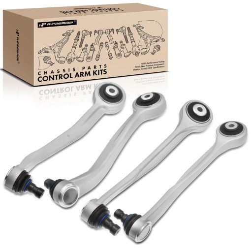 Juego de 4 - Brazos de Control Delanteros y Traseros Superiores, con Junta de Bola y Bujes, Compatible con Audi - 2008-2016 - A4 (Quattro) Q5 A5 (Quattro) S4 S5 SQ5 RS5, Sustituye # K620999, K621000