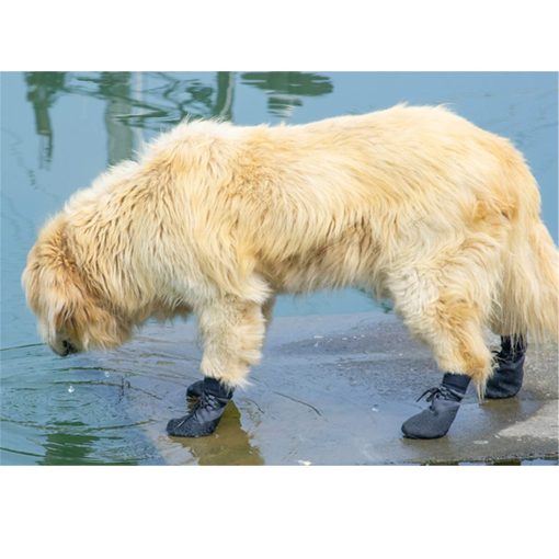 Zapatos para Perros Avaner Exterior Antideslizante Botines para Perros Protector de Patas Impermeable Calcetines para Perros con Correas Ajustables para Perros Medianos - Imagen 5