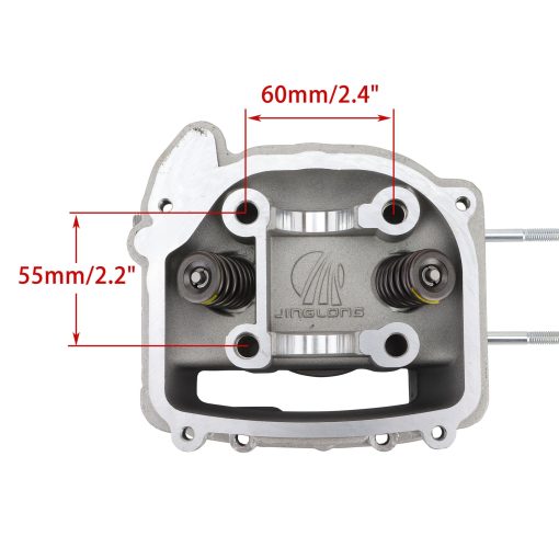 Kit de Reconstruccion de Cilindro Completo de 62.5 mm y Culata de Cilindro de Repuesto para Motor 4 Tiempos GY6 170cc 180cc 200cc 1P63QML ATV Chino Quad 4 Wheeler Go Kart Scooter - Imagen 2