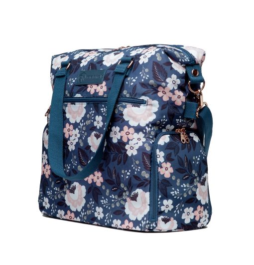 Bolso de extraccion de leche Sarah Wells Lizzy - Compatible con Spectra, Medela y mas - Bolsillo refrigerado aislado (Le Floral) - Imagen 2