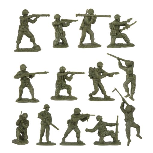 BMC CTS Batalla de Saipan de la Segunda Guerra Mundial - 45 piezas de Soldados de Plastico Tanque de Batalla del Pacifico Playset - Imagen 3