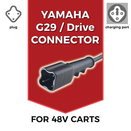 Cargador de bateria para carrito de golf Yamaha G29 Drive & Drive 2 de 48 voltios - Cargador inteligente rapido, resistente a la intemperie, baterias de plomo-acido - Imagen 5
