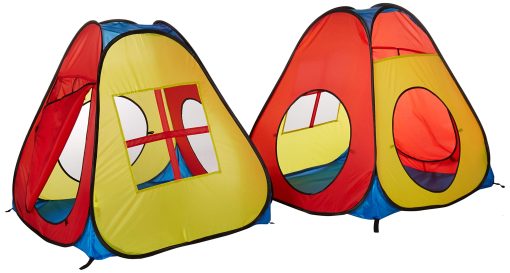 Casa de Juegos Pop Up UTEX 8 en 1 para Ninos con 4 Tuneles y 4 Tiendas para Ninos y Ninas para Uso Interior y Exterior - Imagen 4