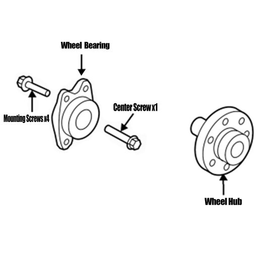 [Paquete de 2] BR930817K - Ensamblaje de Cojinete de Cubo de Rueda Preensamblado Compatible con [Audi] Serie A, Serie S, Q5, Serie A Quattro, Serie S [Ver descripcion para compatibilidad] - Imagen 9