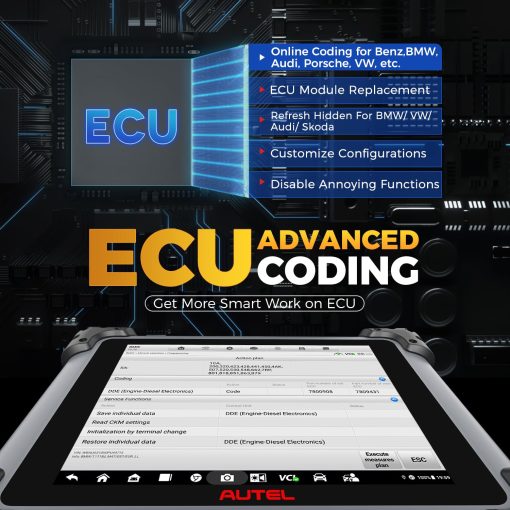 Escaner Autel MaxiSys MS908S PRO II con $60 MV108S, Programacion/Codificacion de ECU J2534 Igual que Elite II PRO, AutoScan 2.0, Actualizado de MK908P/ MS Elite/ MS908S Pro, 36+ Servicios, Pruebas Activas, FCA Autoautenticacion - Imagen 5