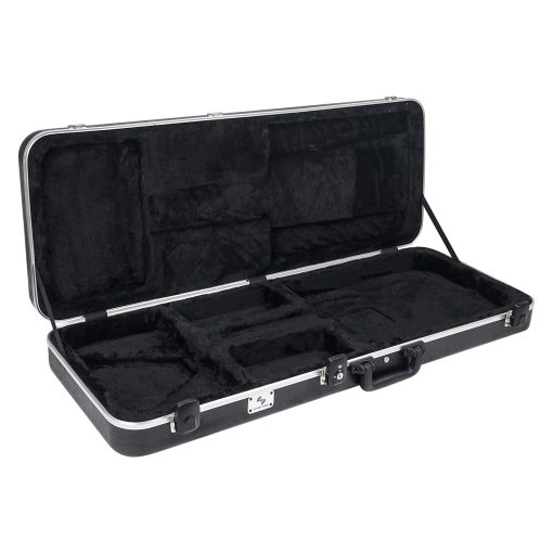 Estuche ligero de carretera Sound Town de ABS para guitarra electrica con cerradura TSA aprobada y interior de espuma EPS acolchada (STEC-500) - Imagen 3