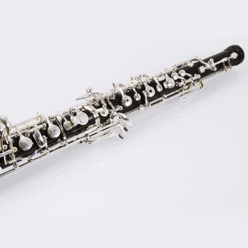 Oboe Rochix Nivel de Rendimiento Profesional WHS36 Cuerpo de Madera de ebano Plateado Semiautomatico en Tono C con 2 Canas, 1 Pano de Limpieza, 1 Plumero de Oboe, 1 Apoyapulgar, 1 Estuche y Mas - Imagen 5