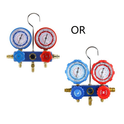 YaeTek Bomba de Vacio de Paletas Rotativas 4CFM 1/3HP HVAC Kit de Refrigeracion A/C con Manifold Gauge Set y Detector de Fugas R410a R134a R12 R22 R404 - Imagen 7