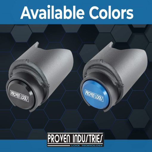 Candado para remolque Proven Industries Modelo 2178, Compatible con Enganches de Remolque de 2 Pulgadas, Asegura Cadenas de Seguridad, Hecho en Estados Unidos (Azul) - Imagen 6