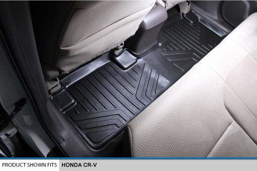 Tapetes de piso personalizados SMARTLINER 2 filas juego de revestimientos negros para Honda CR-V 2012-2016 - Todos los modelos - Imagen 4