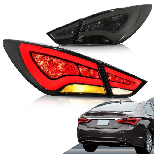 Faros traseros LED VLAND para Hyundai Sonata 2011 2012 2013 2014 (Solo para version de EE. UU.) (Humo)