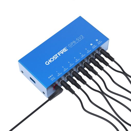 Fuente de alimentacion de pedales Ghost FIRE GP8-SV2 de 8 salidas + Salida USB de 5V Suministro de energia aislado con proteccion independiente contra cortocircuitos - Imagen 8