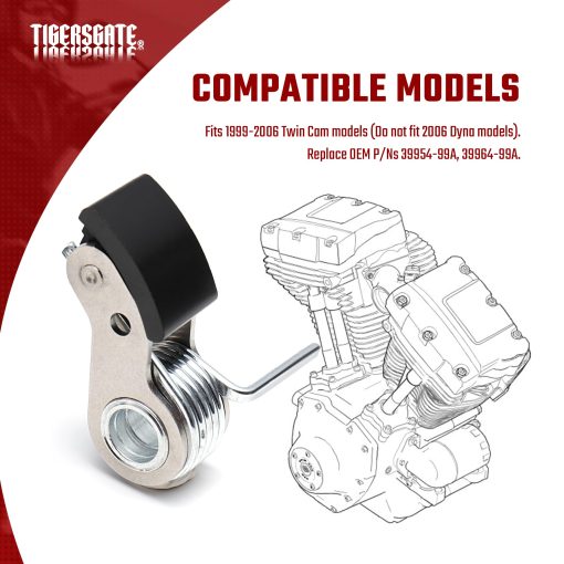 Tensor de Cadena de Doble Leva TIGERSGATE Disenado para Modelos Harley Touring Softail Dyna 1999-2006 - Imagen 7