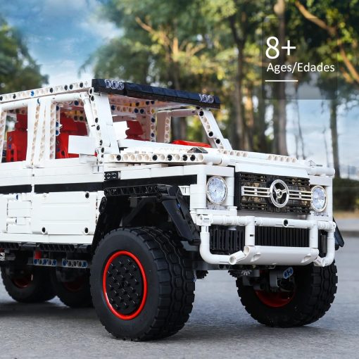 Mould King 13061 Kit de Construccion de Camionetas Todoterreno, Juguete de 6x6 MOC Bloques de Construccion Modelo de Vehiculo Todoterreno con Motor/Control Remoto de APP, Regalo para Ninos de 8+ / Entusiastas Adultos (3686 Piezas) - Imagen 4