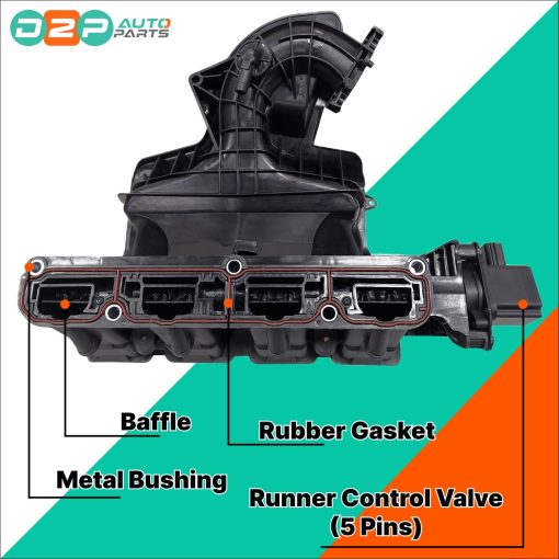 Reemplazo de Colector de Admision Frontal/Superior D2P | Compatible con Jeep Compass, Patriot 2017, Dodge Avenger 08-09, Caliber 07-12, Journey 09-11 | 4884495AK - Imagen 5