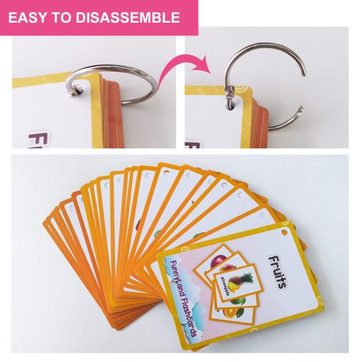 Richardy 26 Categorias 767 PCS Ninos Montessori Tarjetas de Flash de Aprendizaje en Ingles Tarjeta de Bolsillo Juguetes para Ninos Educacion Preescolar - Imagen 6