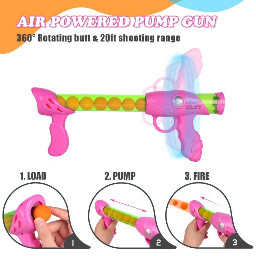 Juego de disparo en movimiento TIGTECGAME actualizado para ninos y ninas de 5 a 12 anos Incluye objetivo de tiro y 2 pistolas blaster y 18 bolas de espuma - Regalo ideal de Navidad y cumpleanos para ninos - Imagen 4