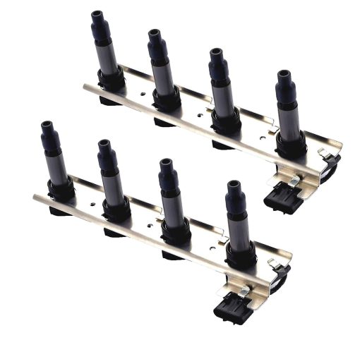 Set de 2 Bobinas de Encendido Compatible con Cadillac Pontiac DeVille SRX STS XLR 2004-2006 Bonneville 4.6L V8 Reemplazo C1509 UF-372 - Imagen 2