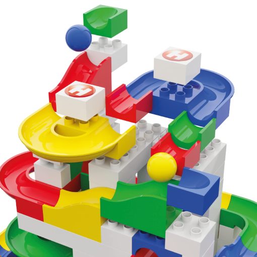 Hubelino 123 Piezas Caja de Construccion Basica - El Original Juego de Inicio de Canicas - Hecho en Alemania - Imagen 4