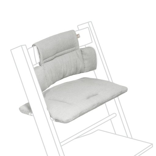 Cojin Clasico Stokke Tripp Trapp, Gris Nordico - Combinable con la Silla Tripp Trapp & Trona para Soporte y Comodidad - Lavable a Maquina - Se Adapta a Todas las Sillas Tripp Trapp