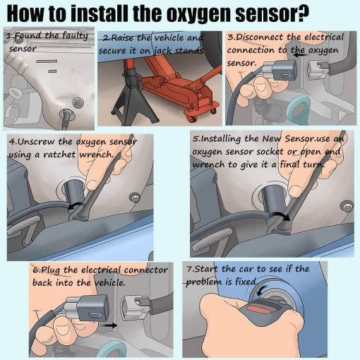 Sensor de oxigeno de relacion aire-combustible delantero JESBEN de repuesto para Toyota Prius 1.5L 2004-2009 Corolla 1.8L 2009-2011 Matrix 2009-2010 para Scion xD 1.8L 2008-2009 89467-12030 8946712030 - Imagen 7