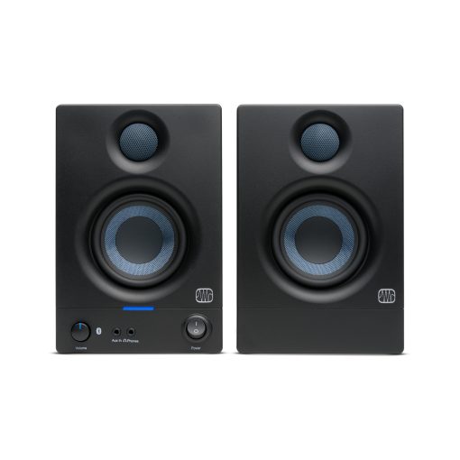 Monitores de Estudio PreSonus Eris 3.5BT con Bluetooth, Par - Altavoces Activos y Potenciados para Escritorio, Tocadiscos, Tornamesa, Estanteria, Altavoces DJ