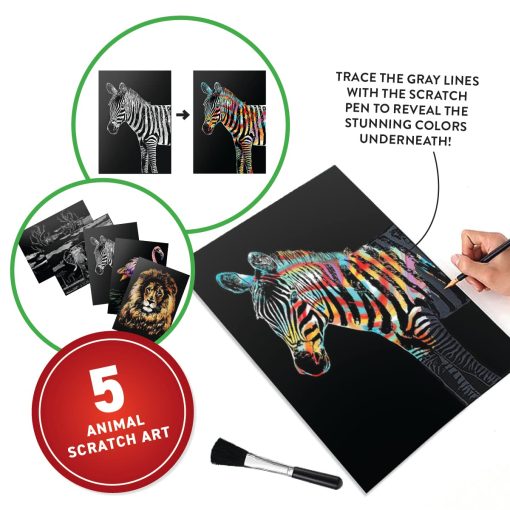 Abacus Brands Virtual Reality Animals! Gift Box - Libro ilustrado interactivo de realidad virtual y set de actividades de aprendizaje STEM - para edades de 8 anos en adelante - Imagen 3