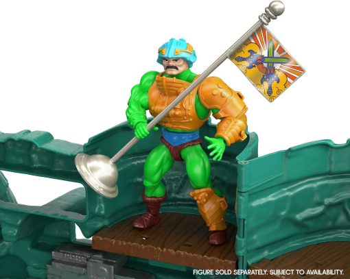 Juguetes y Juegos Masters of the Universe Origins, Castillo Grayskull con Hechicera y Figura de Accion, Juguete MOTU, 4 Habitaciones, Trampa y Ascensor - Imagen 6