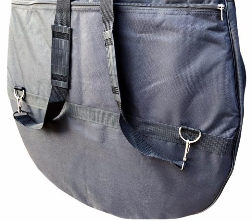Estuche para Contrabajo WUQIMUSC para tamaño 3/4 de Oxford Cloth con Asas Duraderas y Correas Diseño de multiples bolsillos (forro grueso) - Imagen 6
