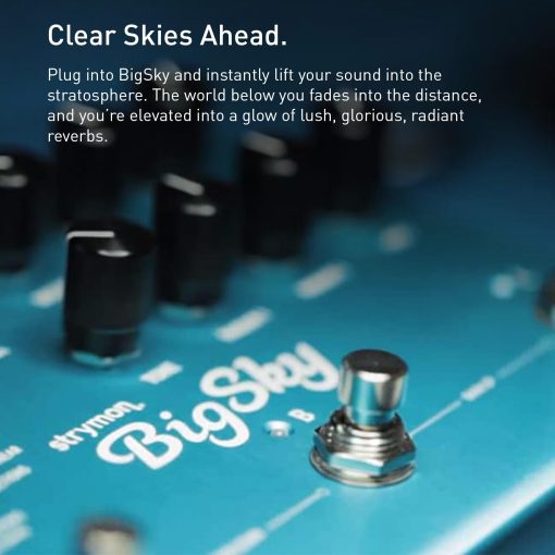 Pedal de Efectos de Guitarra Strymon BigSky Multi Reverb con 12 Maquinas de Reverb unicas para Guitarra Electrica y Acustica, Sintetizadores, Vocales y Teclados - Imagen 2
