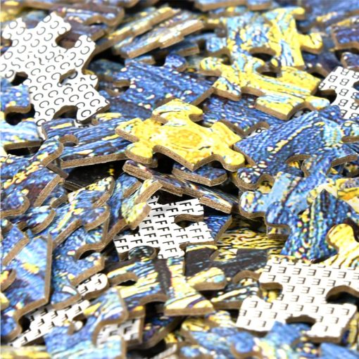 Rompecabezas de 3000 Piezas para Adultos Noche Estrellada sobre el Rodano por Van Gogh Juego de Desafio de Pintura Famosa Entretenimiento para Regalo de Cumpleanos Decoracion del Hogar - Imagen 4
