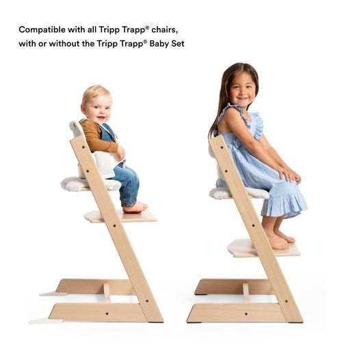 Cojin Clasico Stokke Tripp Trapp, Gris Nordico - Combinable con la Silla Tripp Trapp & Trona para Soporte y Comodidad - Lavable a Maquina - Se Adapta a Todas las Sillas Tripp Trapp - Imagen 4