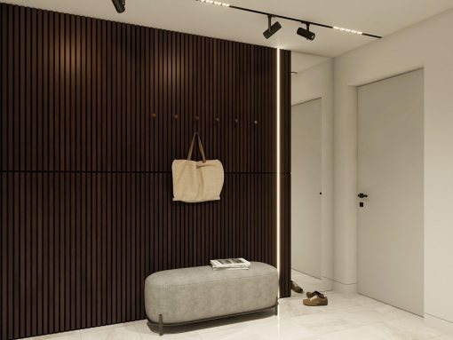 Paneles de Pared de Tablones de Madera Maciza Woody Walls, Cada Panel de Tablon de Madera es Hecho de Madera Real, Paneles Acusticos de Madera con 0.75 NRC, Conjunto de 2 Paneles de Madera con Union Sin Costuras para Paredes, Tablones de Madera (Ceniza Ahumada) - Imagen 6