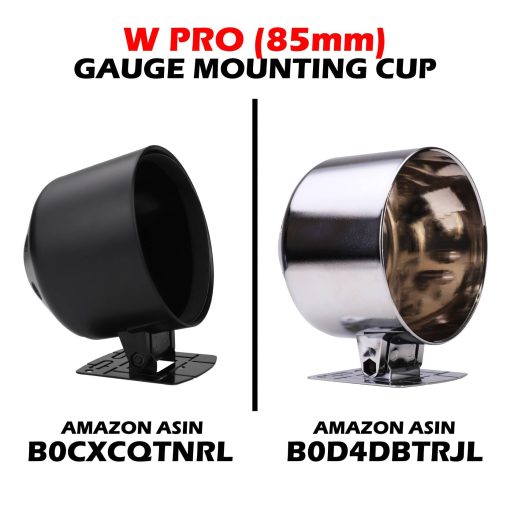 MOTOR METER RACING W Pro 85mm 3-3/8" Velocimetro GPS digital Odometro con sensor GPS 160 MPH Impermeable Dial negro LED blanco para coche camion barco marino yate motocicleta - Imagen 5