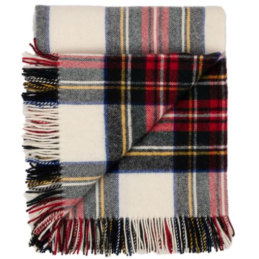 Manta de Shetland de Lana de Cordero Prince of Scots Highland Tweeds (Dress Stewart)