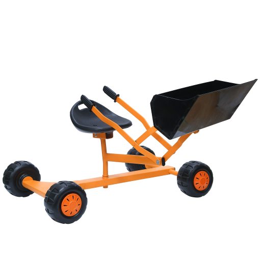 Excavadora Bulldozer de Metal Original WONKAWOO con Asiento Giratorio de 360?, Juguete para Ninos con Diseno de Pala Extra Ancha Patentado en EE. UU. - Imagen 4