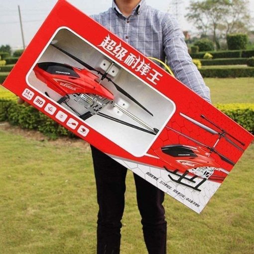 Helicoptero Grande SREJNGL de 75CM Modelo RC para Principiantes Juguete para Ninos 3.5CH Estructura de Aleacion Cuerpo Anti-Caida Luces LED Control Remoto Electrico Avion para Ninos Adultos Regalos (2 Baterias) - Imagen 2