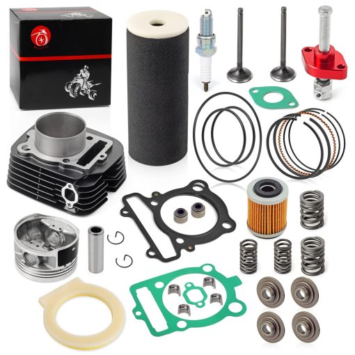 Kit de reconstruccion de extremo superior 83mm Cilindro Piston Anillo & Kit de Valvula de Admision y Escape Filtro de Aire Espuma Para YAMAHA Warrior 350 Raptor 350 1990-2011 - Imagen 6