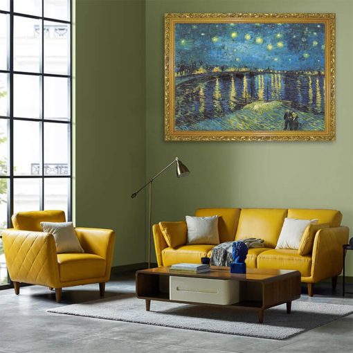 Rompecabezas de 3000 Piezas para Adultos Noche Estrellada sobre el Rodano por Van Gogh Juego de Desafio de Pintura Famosa Entretenimiento para Regalo de Cumpleanos Decoracion del Hogar - Imagen 6