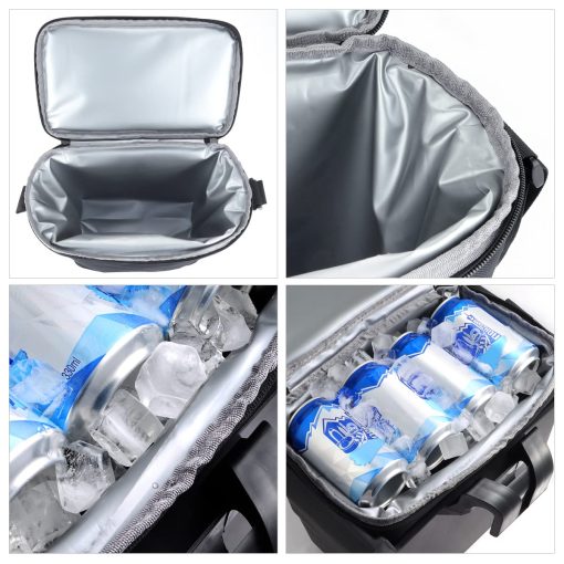 Defender Center Underseat Storage Bin+Portable Ice Chest Cooler, Compatible with Can Am Defender/Defender Max 2016-2022 Replace OEM #715003446 - Imagen 3