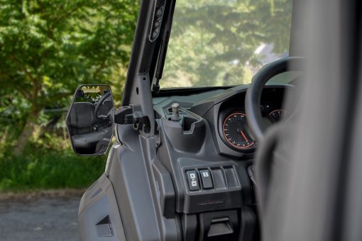 Espejos laterales de vista trasera de aleacion de aluminio ajustables mas anchos SAUTVS para Can-Am Defender, espejos laterales concavos de alta definicion de alta resistencia para Can Am Defender HD5 HD8 HD10 MAX 2016-2024 Accesorios (2PCS) - Imagen 6