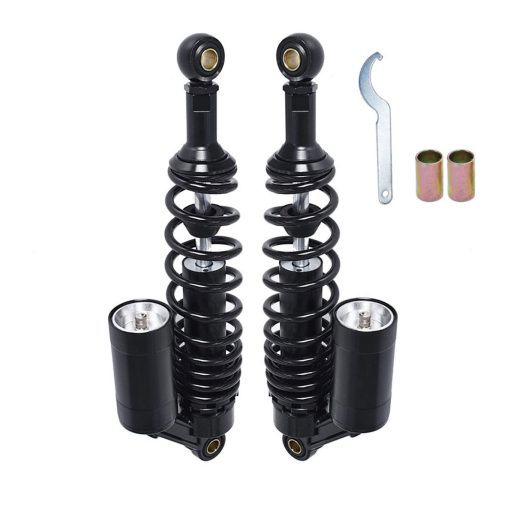 labwork 2 Pack Amortiguadores Traseros de Repuesto para Honda Yamaha 12.5" 320mm (Negro)