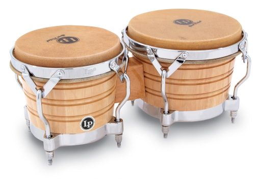 Bongos LP Generation II de Latin Percussion, Natural/Chrome