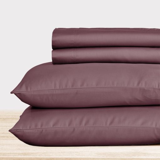 Juego de Sabanas King California Design Den de Algodon, Lujo de 600 Hilos Saten 100% Juego de Sabanas de Cama, Sabana Ajustable King de Bolsillo Extra Profundo, Sabanas de Calidad Hotelera, Mejor que las Sabanas de Algodon Egipcio - Rosa Pastel