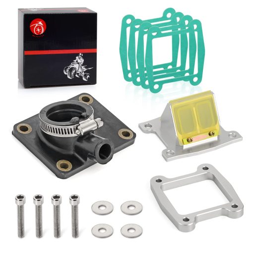 Kit de Bota de Multiple de Admision y Valvula de Laminillas de Aluminio Billet y Espaciador de Laminillas para Yamaha Blaster 200 YFS200 1988-2006 - Imagen 3