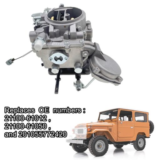 Carburador para Toyota Land Cruiser FJ40 2F 4230cc 1969-1987, Reemplazo OE No. 21100-61012/21100-61050/201055772420 - Estrangulador Manual, Incluye Kit de Herramientas Limpiadoras y Filtro de Combustible - Imagen 3