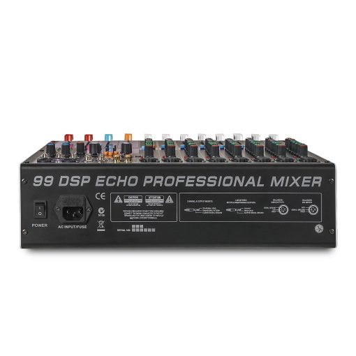 Mesa de Mezclas de Audio Profesional de 8 Canales con 99 DSP, USB MP3 Bluetooth, Doble EQ de 7 Bandas, Alimentacion Fantasma de 48V & Mute, Grabacion (TRITON-TX802) - Imagen 2